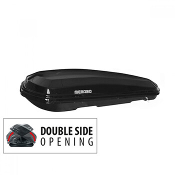 8140/MB . ΜΠΑΓΚΑΖΙΕΡΑ ΟΡΟΦΗΣ DIAMOND 500 DUO BLACK (ΜΑΥΡΗ/ΓΥΑΛΙΣΤΕΡΗ) MENABO