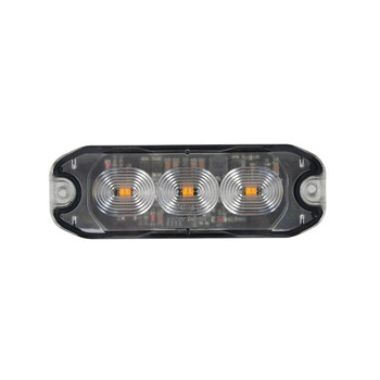 L7298.9 . ΣΤΡΟΜΠΟ ΠΟΡΤΟΚΑΛΙ 12/24V 3 LED 4 ΧΡΗΣΕΩΝ ΑΔΙΑΒΡΟΧΟ IP67 (ΠΑΧΟΣ: 7mm) 88x30mm  LAMPA - 1 TEM.