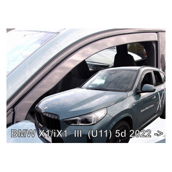ΑΝΕΜ.SET11197 . BMW X1 (U11) /iX1 5D 2022+  ΣΕΤ ΑΝΕΜΟΘΡΑΥΣΤΕΣ ΑΥΤΟΚΙΝΗΤΟΥ ΑΠΟ ΕΥΚΑΜΠΤΟ ΦΙΜΕ ΠΛΑΣΤΙΚΟ HEKO - 4 ΤΕΜ.