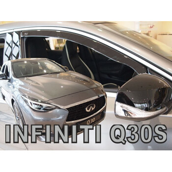 ΑΝΕΜ.21511 . INFINITY Q30S 5D 2015-2019 ΖΕΥΓΑΡΙ ΑΝΕΜΟΘΡΑΥΣΤΕΣ ΑΥΤΟΚΙΝΗΤΟΥ ΑΠΟ ΕΥΚΑΜΠΤΟ ΦΙΜΕ ΠΛΑΣΤΙΚΟ HEKO - 2 ΤΕΜ.
