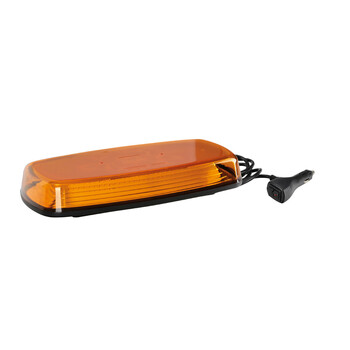 L7289.7 . ΦΑΡΟΣ/ΣΤΡΟΜΠΟ MINI BAR 12/24V 38W 84LED ΠΟΡΤΟΚΑΛΙ 7 ΧΡΗΣΕΩΝ ΜΕ ΦΙΣ ΑΝΑΠΤΗΡΑ ΜΑΓΝΗΤΙΚΟ 304,5x157,4mm