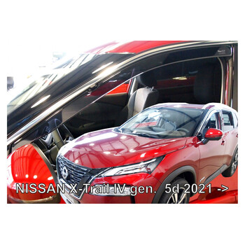 ΑΝΕΜ.24313 . NISSAN X-TRAIL 5D 2021+ ΖΕΥΓΑΡΙ ΑΝΕΜΟΘΡΑΥΣΤΕΣ ΑΠΟ ΕΥΚΑΜΠΤΟ ΦΙΜΕ ΠΛΑΣΤΙΚΟ HEKO - 2 ΤΕΜ.