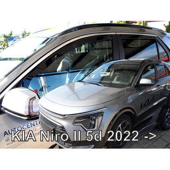 ΑΝΕΜ.20197 . KIA NIRO 5D 2022+ ΖΕΥΓΑΡΙ ΑΝΕΜΟΘΡΑΥΣΤΕΣ ΑΠΟ ΕΥΚΑΜΠΤΟ ΦΙΜΕ ΠΛΑΣΤΙΚΟ HEKO - 2 ΤΕΜ.