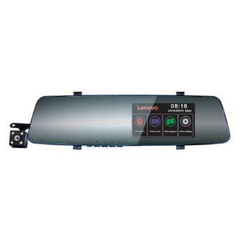 IQ-LENOVO V3_DVR . ΣΥΣΤΗΜΑ ΠΑΡΚΑΡΙΣΜΑΤΟΣ & ΚΑΤΑΓΡΑΦΕΑΣ ΕΜΠΡΟΣ ΣΕ ΚΑΘΡΕΠΤΗ 30x7,5cm ΜΕ ΟΘΟΝΗ 4,3'' TFT & ΚΑΜΕΡΑ LENOVO