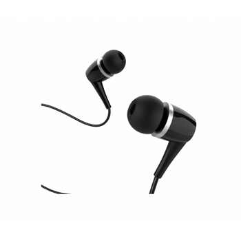 jager ΑΚΟΥΣΤΙΚΑ ΕΝΣΥΡΜΑΤΑ 1.2Μ 3.5mm ΜΑΥΡΑ (XO-EP21)