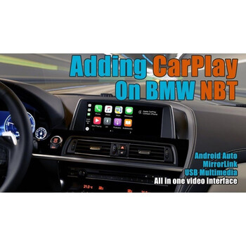 Bmw nbt-evo Wireless Carplay/android Auto Interface & Camera in i-dc-C7002