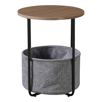 Βοηθητικό τραπέζι Fredami pakoworld sonoma Φ40x50εκ