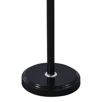 Καλόγερος Sinem pakoworld μέταλλο σε μαύρη-φυσική απόχρωση Φ30x175εκ