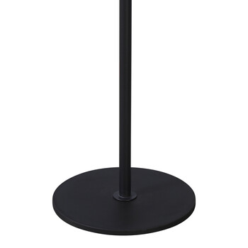 Καλόγερος Lelom pakoworld μέταλλο σε μαύρη απόχρωση Φ30x170εκ