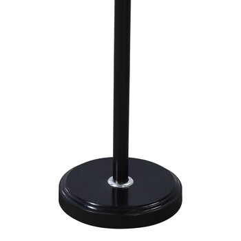 Καλόγερος Serea pakoworld μέταλλο σε μαύρη-φυσική απόχρωση Φ30x175εκ