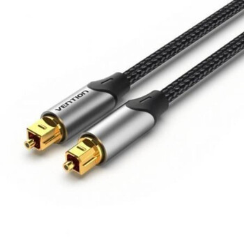 VENTION Optical Fiber Audio Cable 1M Black Aluminum Alloy Type (BAVHF) (VENBAVHF)