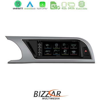 Bizzar Lite Edition Audi a5 (B8) 2008-2015 Android13 8core (4+64gb) Navigation Multimedia 8.8" u-am-Adc8309a5
