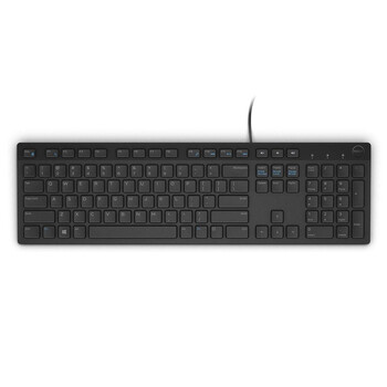 Dell Multimedia Keyboard-KB216 - US International (QWERTY) - Black (580-ADHK) (DEL580-ADHK)