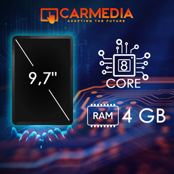 CARMEDIA CMV4097-13 TESLA 9.7'' OEM HONDA CIVIC 4D 2006-2012