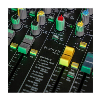 Citronic CMC-16 Κονσόλα Μίξης DSP & USB/PC/BT Player 16 input