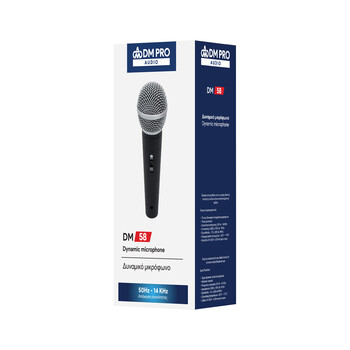 DM-58 . Δυναμικό μικρόφωνο χειρός DM-58 DM PRO