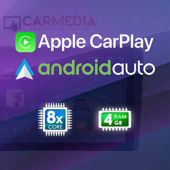 CARMEDIA CM409-13 TABLET 9'' OEM SKODA RAPID 2012+