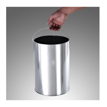 Επιδαπέδιο Σταχτοδοχείο από Ανοξείδωτο Ατσάλι με Κάδο Απορριμμάτων Songmics LTB17C