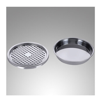 Επιδαπέδιο Σταχτοδοχείο από Ανοξείδωτο Ατσάλι με Κάδο Απορριμμάτων Songmics LTB17C