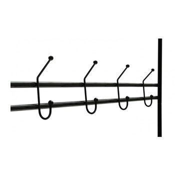 Μεταλλικό Έπιπλο Εισόδου με 3 Ράφια και 8 Κρεμάστρες 186 x 71 x 31 cm Idomya 30040339