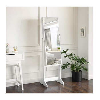 Κοσμηματοθήκη Μπιζουτιέρα με Ολόσωμο Καθρέπτη 41.1 x 36.5 x 151.5 cm Songmics JJC69WT