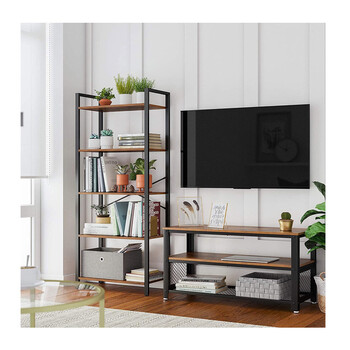 Μεταλλική Βιβλιοθήκη με 5 Ράφια 66 x 30 x 153 cm VASAGLE LLS061B01