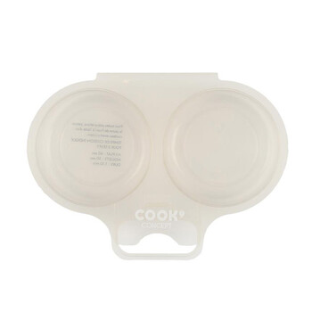 Διπλή Συσκευή Μαγειρέματος Αυγών για Φούρνο Μικροκυμάτων Χρώματος Taupe Cook Concept KC2152 KC2152-Taupe