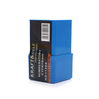 Σετ Πόντες - Χτυπητοί Αριθμοί 8 mm 9 τμχ Kraft&Dele KD-11204