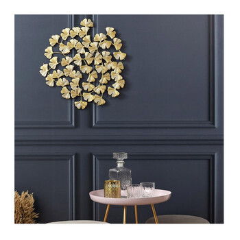 Μεταλλικά Διακοσμητικά Λουλούδια Τοίχου 48.5 x 0.5 x 48.5 cm Home Deco Factory HD2227