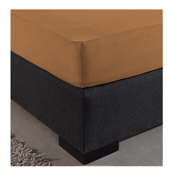 King Size Σεντόνι Jersey με Λάστιχο 190 x 200 x 30 cm Χρώματος Taupe Dreamhouse 8717703801330