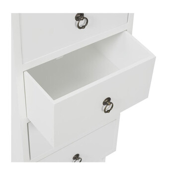 Ξύλινη Συρταριέρα με 5 Συρτάρια 34 x 30 x 100 cm Home Deco Factory HD68221
