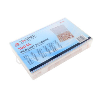 Σετ Ροδέλες Χαλκού 300 τμχ TAGRED TA1401