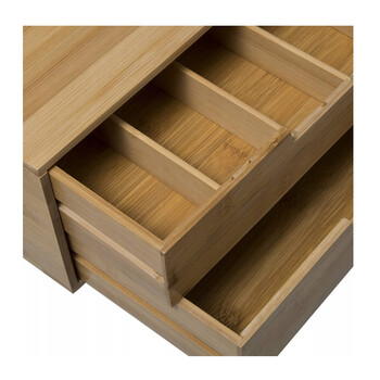 Ξύλινος Διοργανωτής με 2 Συρτάρια για Κάψουλες Καφέ 34 x 34 x 14.5 cm 5Five Simply Smart 179601