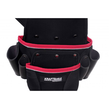 Υφασμάτινη Εργαλειοθήκη Μέσης / Ζώνης με 2 Θήκες Kraft&Dele KD-2048