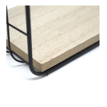 Σετ Επιτοίχια Μεταλλικά Ράφια 30 x 10 x 30 cm 2 τμχ Bakaji 8052877978663