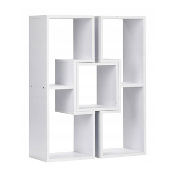 Πολυμορφική Ξύλινη Ραφιέρα 63 x 24.5 x 80 cm ModernHome WYJ-072