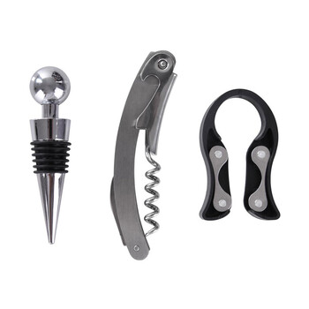 Πλαστική Ραφιέρα Κρασιών για 6 Μπουκάλια με Αξεσουάρ 15 x 29.5 cm Bakaji 8050534664164