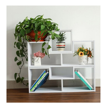 Πολυμορφική Ξύλινη Ραφιέρα 63 x 24.5 x 80 cm ModernHome WYJ-072