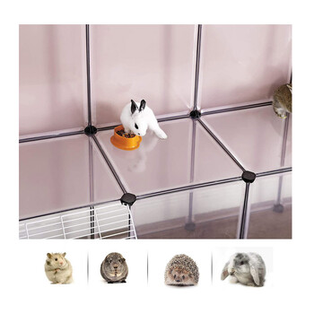 Κλουβί - Πάρκο Εκπαίδευσης Κατοικίδιου με 28 Πάνελ 143 x 108 x 92 cm Songmics LPC004W01