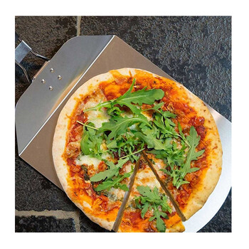 Φτυάρι Πίτσας από Ανοξείδωτο Ατσάλι με Πτυσσόμενη Λαβή 25 x 24 cm Alpina Switzerland 02822827