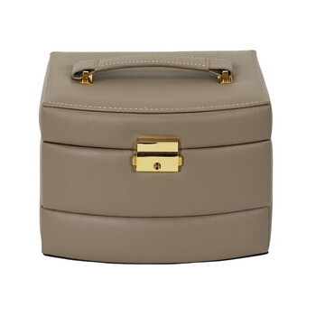 Κοσμηματοθήκη - Μπιζουτιέρα 18 x 11.5 x 14.5 cm Χρώματος Taupe Home Deco Factory HD2315 HD2315-Taupe