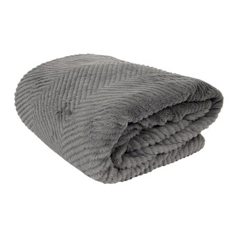 Κουβέρτα Μονή Διπλής Όψης Sherpa Προβατάκι 140 x 200 cm Home Deco Factory TX9474