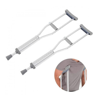 Πατερίτσες Αλουμινίου με Ρυθμιζόμενο Ύψος 112.5 - 140 cm 2 τμχ MWS19693