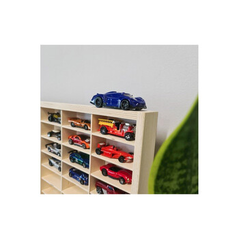 Ξύλινο Ράφι για Αυτοκινητάκια 80 Θέσεων 78.5 x 4.5 x 40 cm Kruzzel 20233