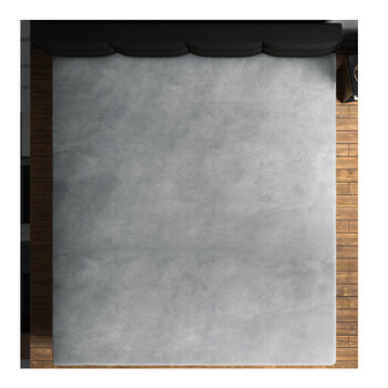 King Size Βελούδινο Σεντόνι με Λάστιχο 180 x 200 cm Χρώματος Γκρι Sleeptime 8720578055319