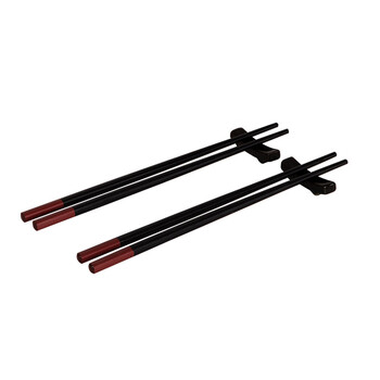 Σετ Σερβιρίσματος Sushi με 2 Ζευγάρια Chopsticks 2 Στηρίγματα και 1 Δίσκο 4 τμχ Bakaji 02815204