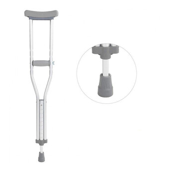 Πατερίτσες Αλουμινίου με Ρυθμιζόμενο Ύψος 112.5 - 140 cm 2 τμχ MWS19693