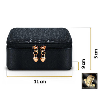 Κοσμηματοθήκη - Μπιζουτιέρα 11 x 9 x 5 cm Massido MS-701-Black