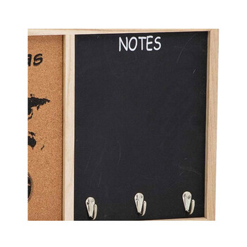 Πίνακας Ανακοινώσεων Μαυροπίνακας - Φελλού 2 σε 1 55 x 35 cm Bakaji 02815234