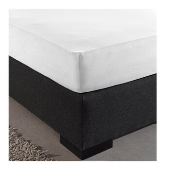 King Size Σεντόνι Jersey με Λάστιχο 190 x 200 x 30 cm Χρώματος Λευκό Dreamhouse 8717703801170